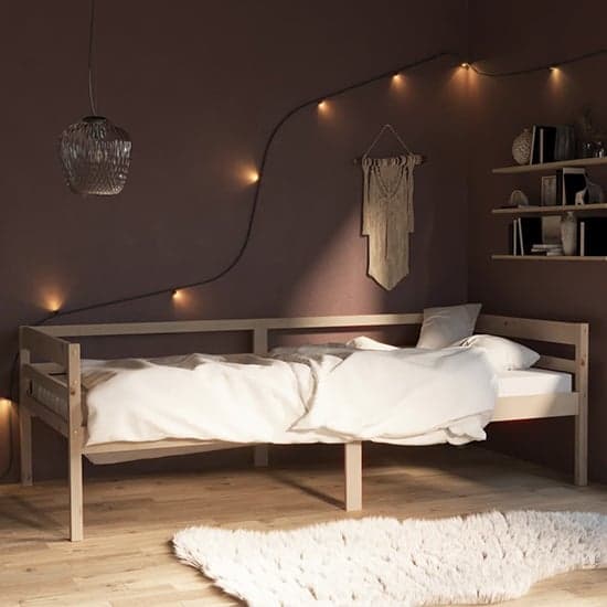 Piera Pine Wood Single Day Bed In Natural_1