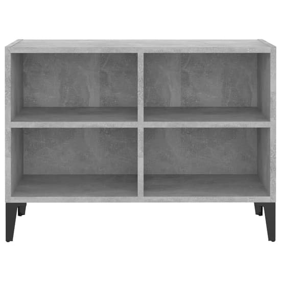 Pilvi Wooden TV Stand In Concrete Effect With Metal Legs_3