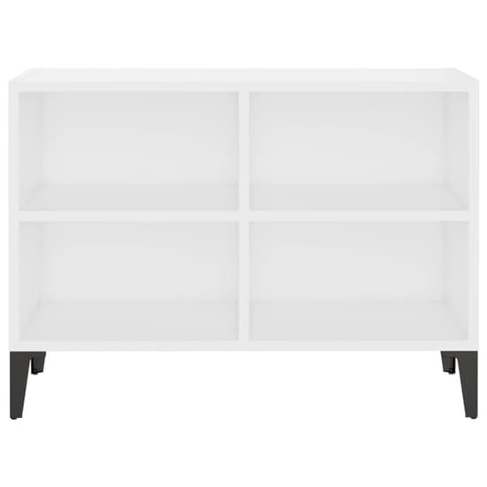 Pilvi Wooden TV Stand In White With Metal Legs_3