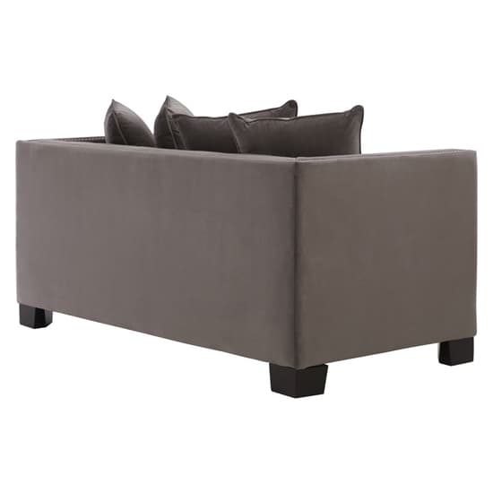 Pipirima Upholstered Velvet 2 Seater Sofa In Cyan Brown_4