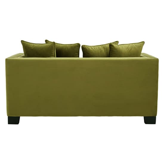 Pipirima Upholstered Velvet 2 Seater Sofa In Moss Green_4