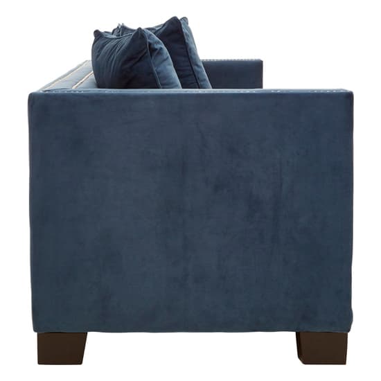 Pipirima Upholstered Velvet 3 Seater Sofa In Midnight Blue_3