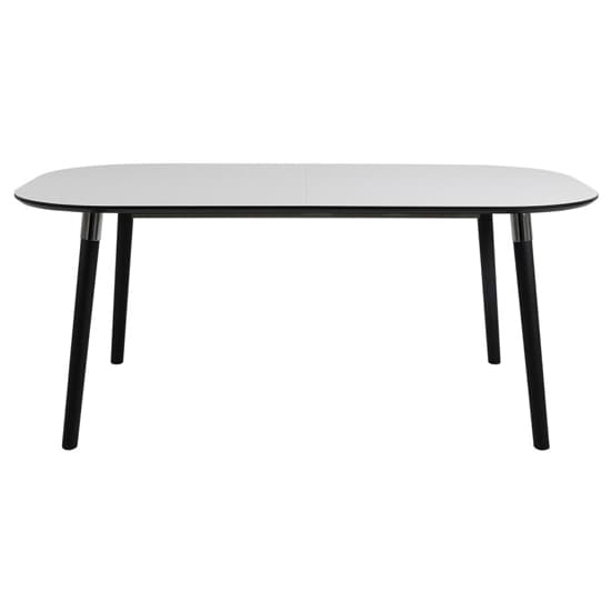 Pawling Rectanuglar Wooden Dining Table In White Furniture in Fashion