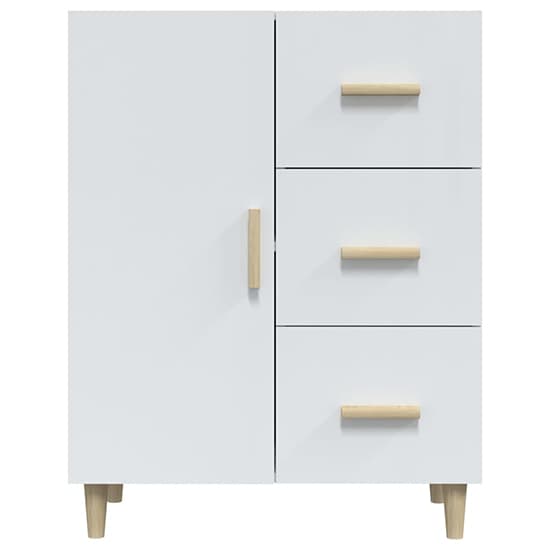 Pirro High Gloss Sideboard With 1 Door 3 Drawers In White_4