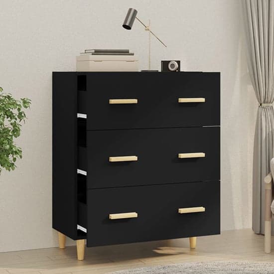 Pirro Wooden Chest Of 3 Drawers In Black_2
