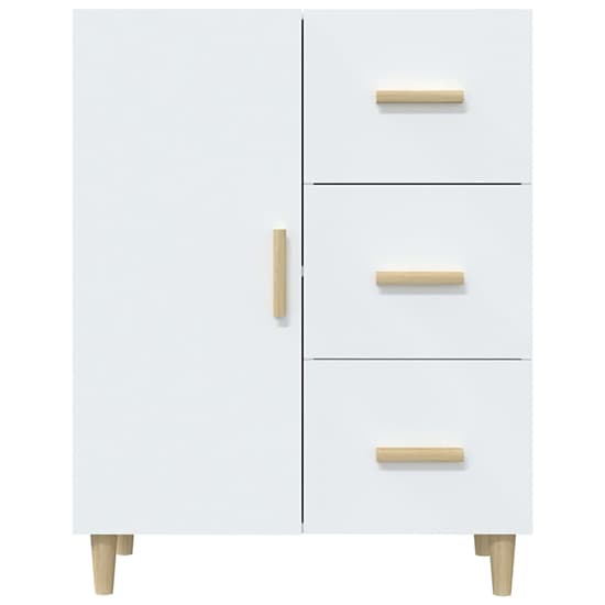 Pirro Wooden Sideboard With 1 Door 3 Drawers In White_4