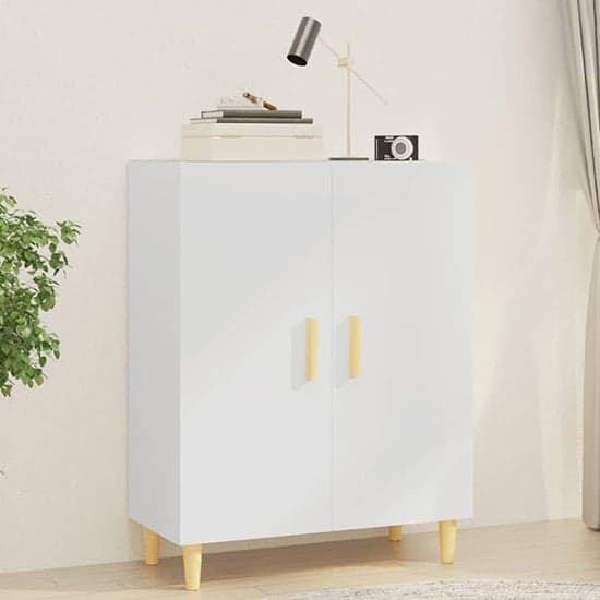 Pirro Wooden Sideboard With 2 Doors In White_1