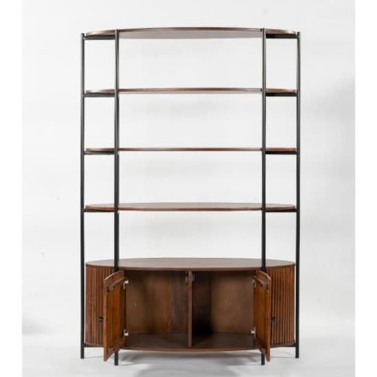 Plano Acacia Wood Bookcase With 3 Shelves In Walnut_3