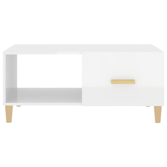 Plano High Gloss Coffee Table With 1 Flap In White_4