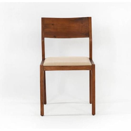 Plano Walnut Acacia Wood Dining Chairs In Pair_3