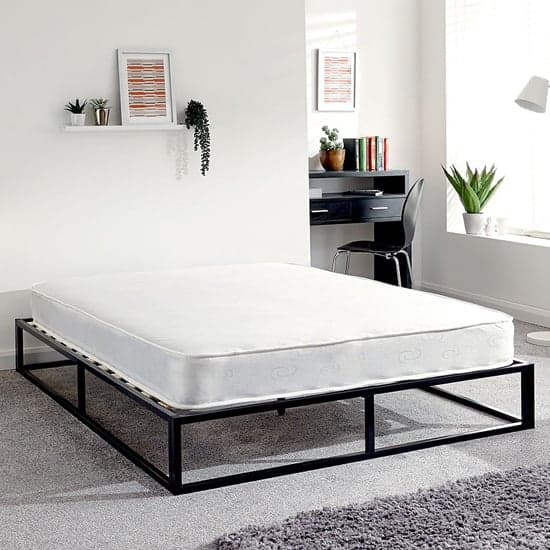 Putney Metal Small Double Bed In Black_2