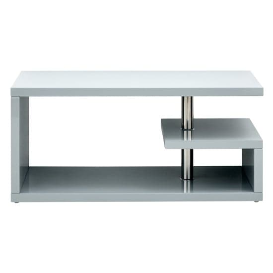 Powick Coffee Table In Grey High Gloss With LED Lighting_7