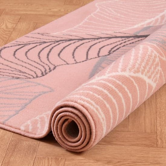 Poly Autumn 160x230cm Modern Pattern Rug In Flamingo_2