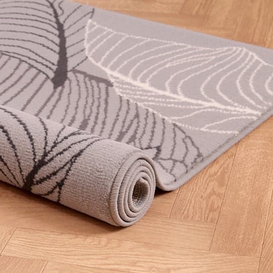 Poly Autumn 160x230cm Modern Pattern Rug In Mouse_2