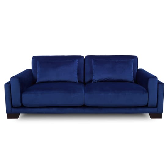 Pompano Fabric 2 Seater Sofa In Blue_2