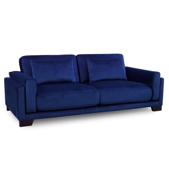 Pompano Fabric 2 Seater Sofa In Blue_1