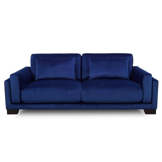Pompano Fabric 3 Seater Sofa In Blue_2