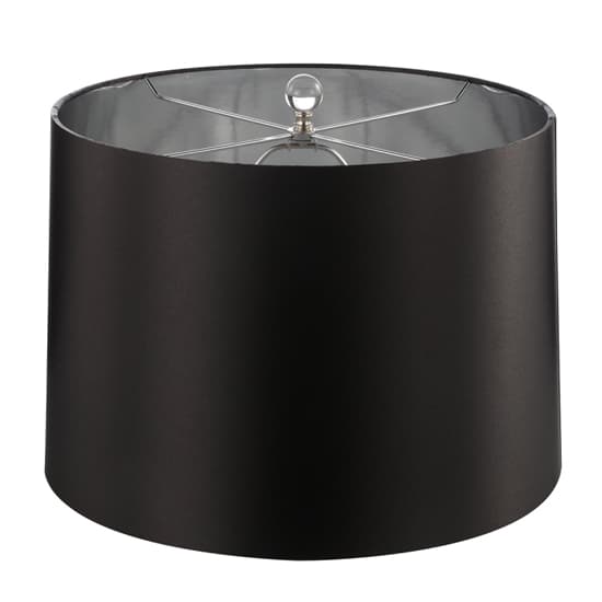 Porec Black Satin Shade Table Lamp With Silver Twist Base_4