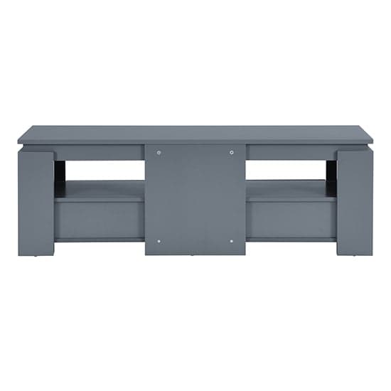 Portland Wooden TV Stand With 2 Drawers In Grey_5