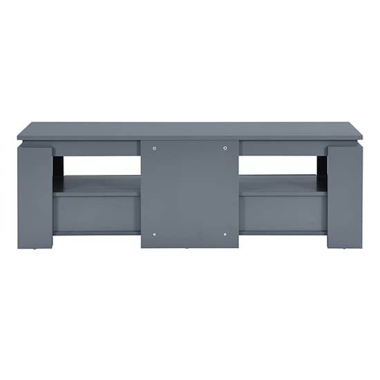 Portland Wooden TV Stand With 2 Drawers In Grey Furniture in Fashion