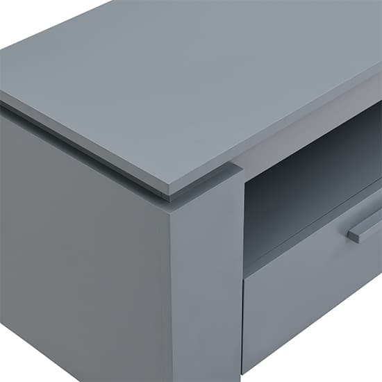 Portland Wooden TV Stand With 2 Drawers In Grey Furniture in Fashion