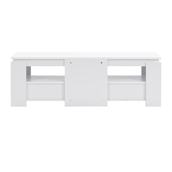 Portland Wooden TV Stand With 2 Drawers In White Furniture in Fashion