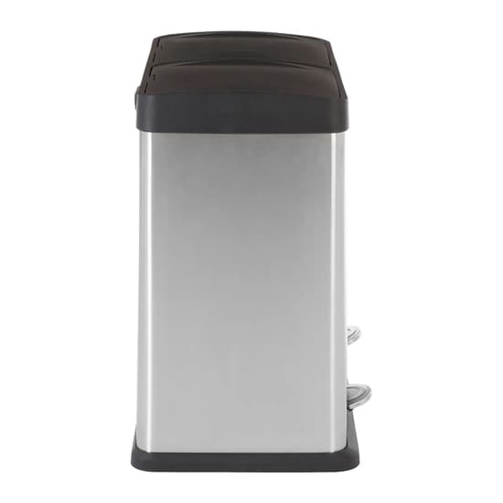 Potenza Stainless Steel 48 Litre Rex Recycle Pedal Bin_3