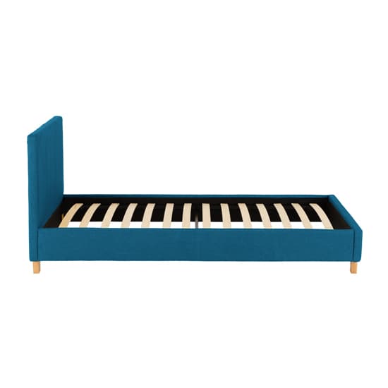 Prenon Fabric Upholstered Single Bed In Petrol Blue_5