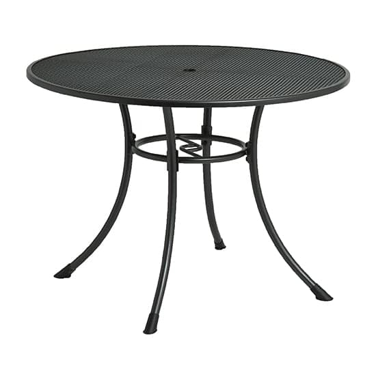 Prats Outdoor 1050mm Dining Table With 4 Armchairs In Jade_2