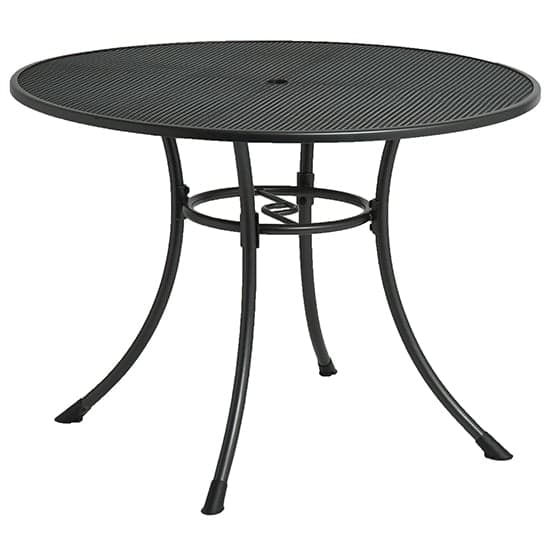 Prats 1050mm Dining Table With 4 Chairs And Parasol In Jade_2