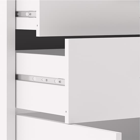 Prax Tall 2 Drawers 2 Doors Office Storage Cabinet In White_5