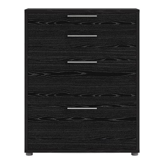 Prax 4 Drawers 2 Shelves Office Storage Cabinet In Black_2