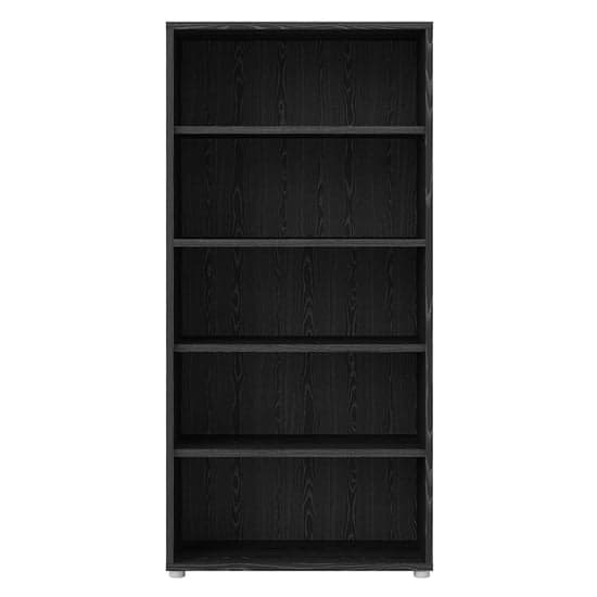 Prax Wooden 4 Shelves Home And Office Bookcase In Black_3