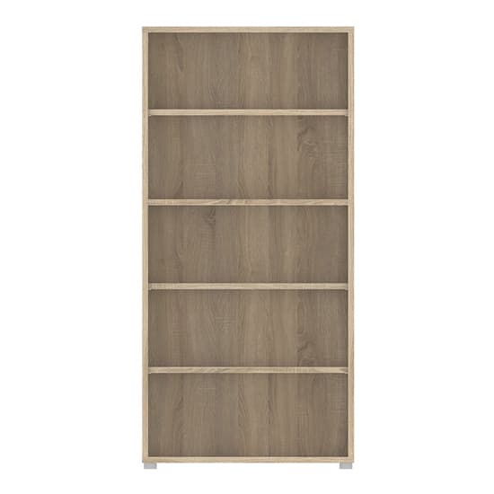 Prax Wooden 4 Shelves Home And Office Bookcase In Oak_3