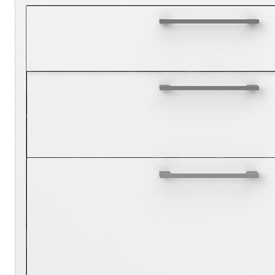 Prax 5 Shelves 2 Drawers Office Storage Cabinet In White_4