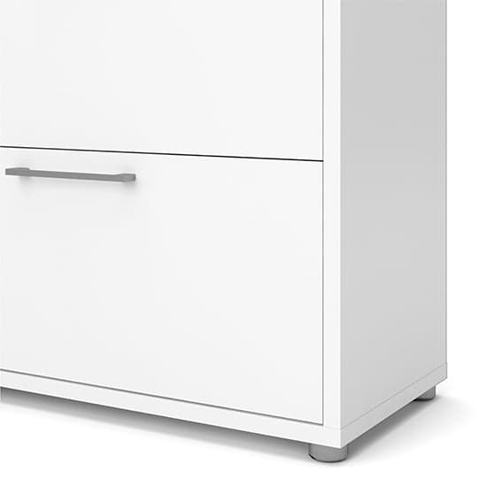 Prax 5 Shelves 2 Drawers Office Storage Cabinet In White_6