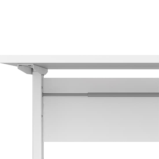 Prax Electric 150cm Computer Desk In White With White Legs_6