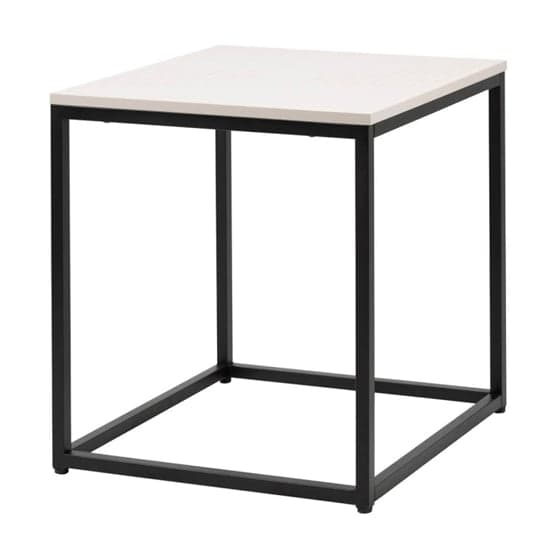 Primm Wooden End Table In Summer Grey With Matte Black Frame_2