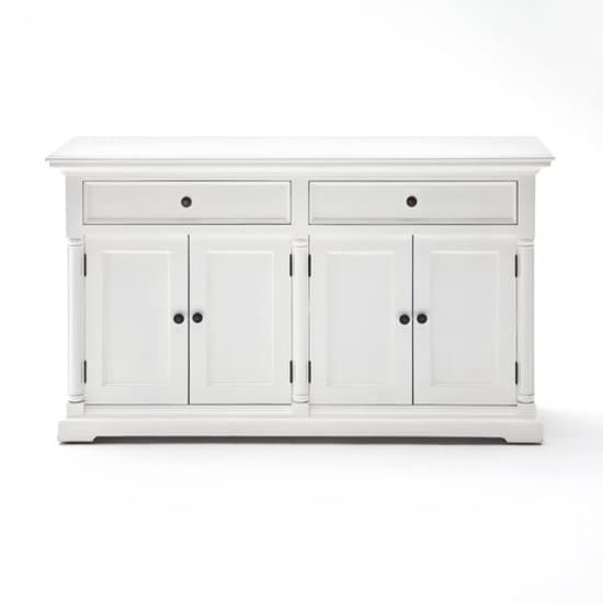 Proviko Wooden Classic Sideboard In Classic White_3