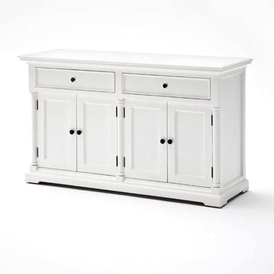 Proviko Wooden Classic Sideboard In Classic White_1