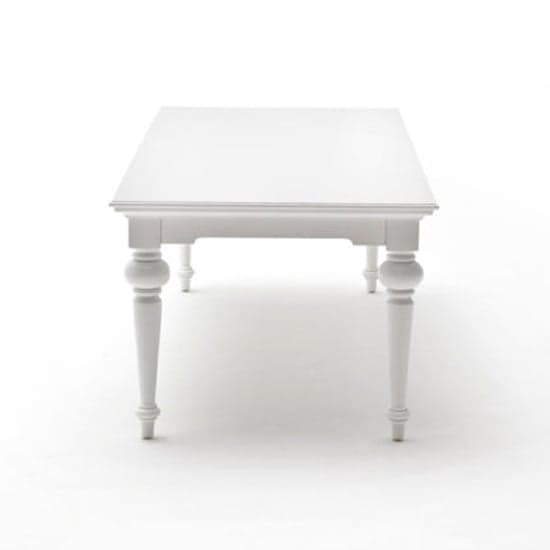 Proviko Large Wooden Dining Table In Classic White_3