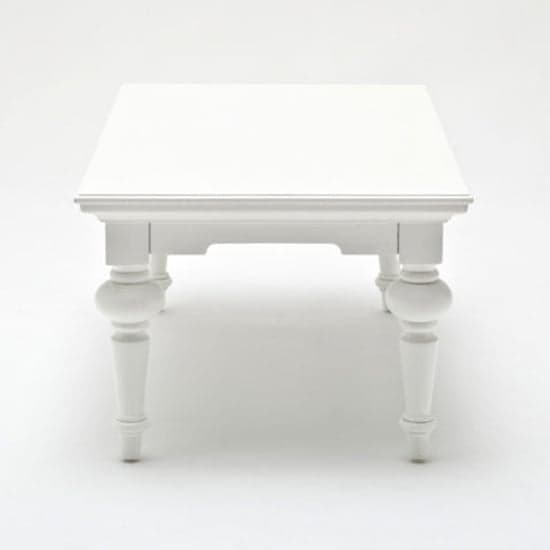 Proviko Rectangular Wooden Coffee Table In Classic White_6