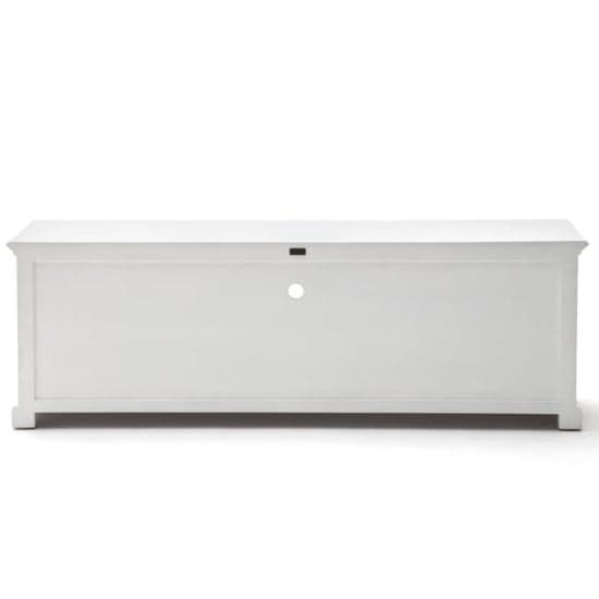 Proviko Wooden TV Stand In Classic White_4