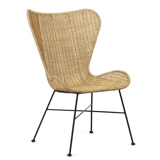 Puqi Rattan Wing Accent Chair In Natural_2