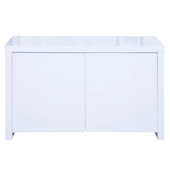 Purer High Gloss Sideboard With 2 Doors In White_2
