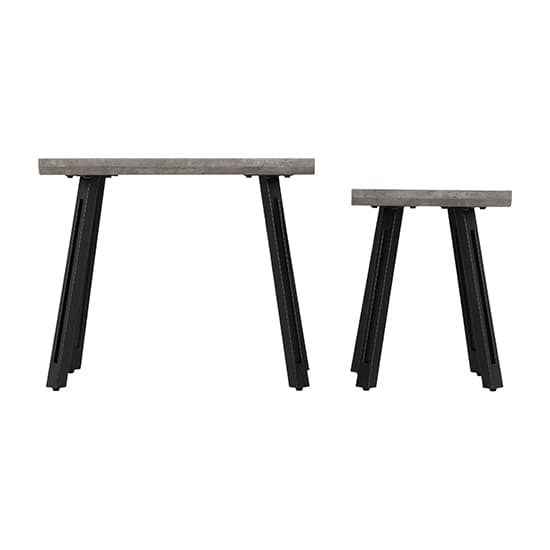 Qinson Wave Edge Set Of 2 Nest Of Tables In Concrete Effect_2