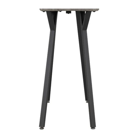 Qinson Wooden Bar Table In Concrete Effect_3
