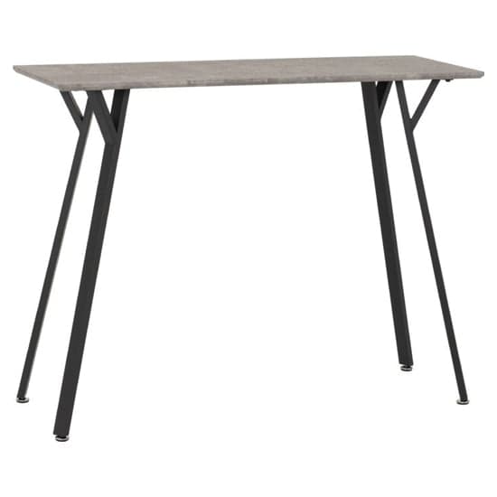 Qinson Wooden Bar Table In Concrete Effect_1