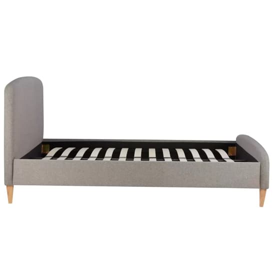 Quebecor Fabric King Size Bed In Grey_5