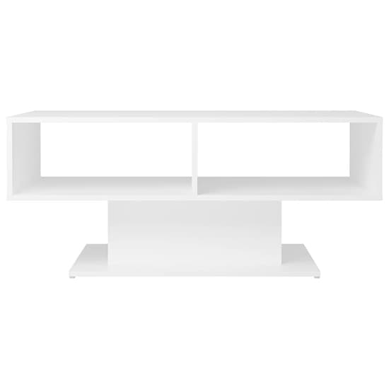 Quenti Wooden Coffee Table With Shelves In White_3
